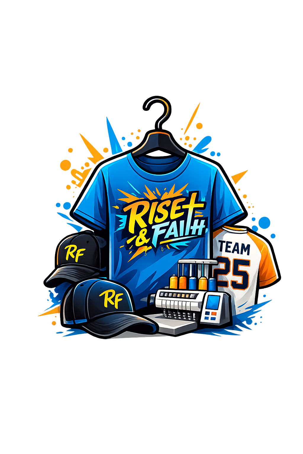 Rise & Faith Custom Print | Custom Apparel & Branding